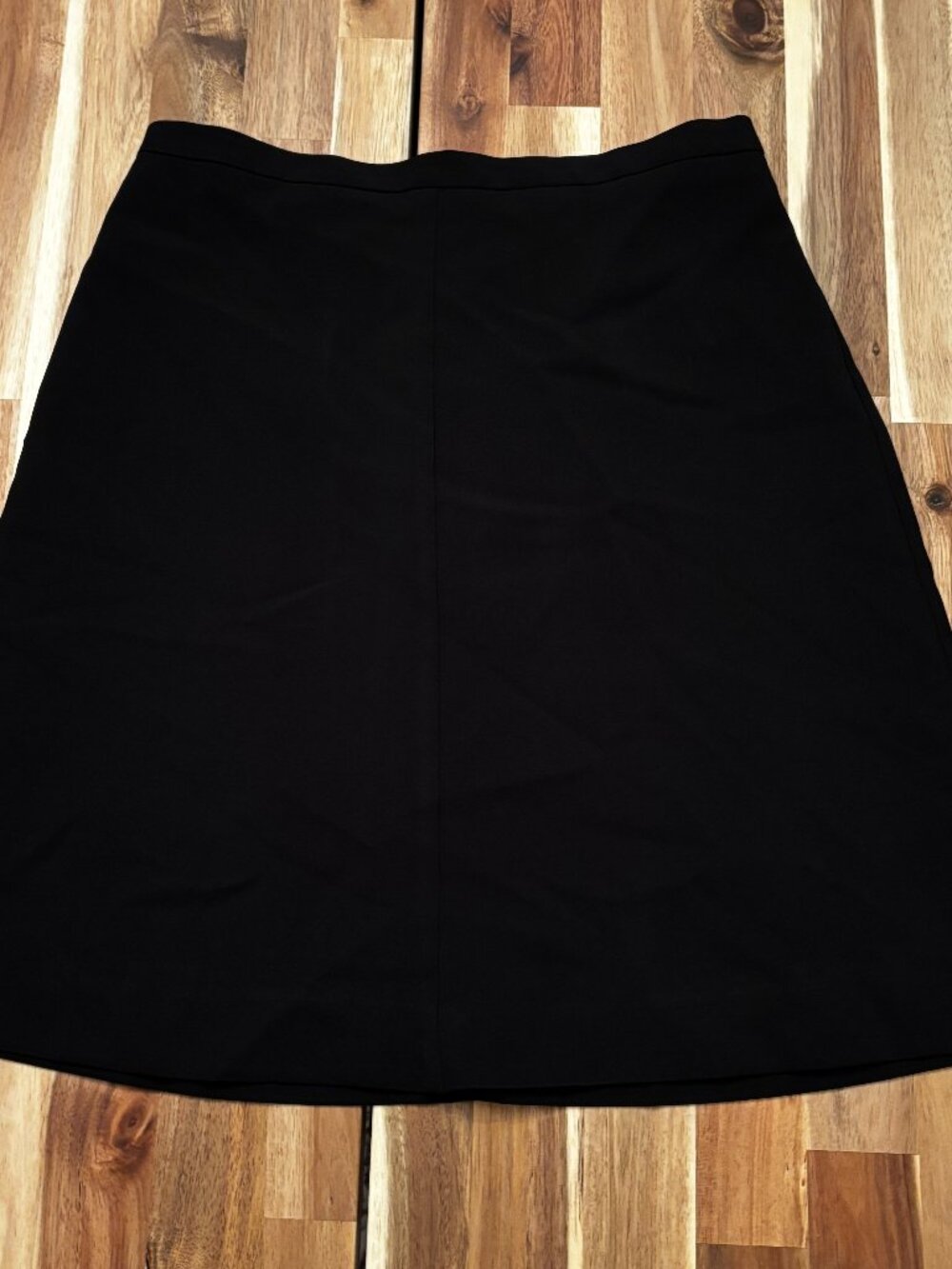 Ann Taylor Petite Black A-Line Skirt Size 4P Lined Career Workwear (2092)